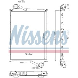 Charge Air Cooling Heat Exchanger - Nissens 961261