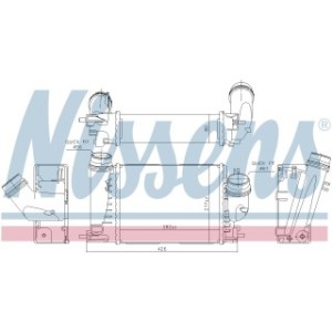 Charge Air Cooling Heat Exchanger - Nissens 961289