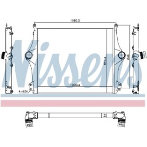 Charge Air Cooling Heat Exchanger - Nissens 961298
