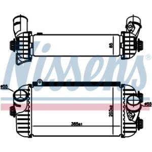 Charge Air Cooling Heat Exchanger - Nissens 96187