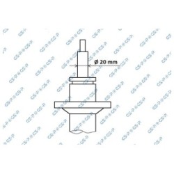 Shock Absorber GSP 32347440 for VW LOAD  UP! OE 12E413031D