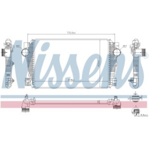 Charge Air Cooling Heat Exchanger - Nissens 96258