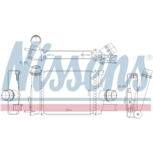 Charge Air Cooling Heat Exchanger - Nissens 96328