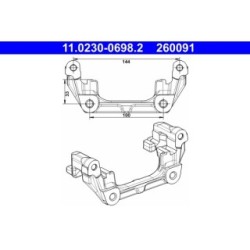 Brake Caliper Bracket ATE 11023006982 for FORD MAZDA VOLVO