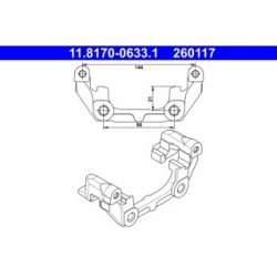 Brake Caliper Bracket ATE 11817006331 for VAUXHALL SAAB OE 546343