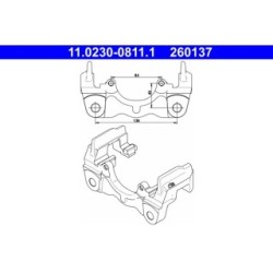 Brake Caliper Bracket ATE 11023008111 for VW OE 7L6615425