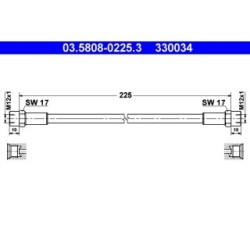 Clutch Hose ATE 03580802253