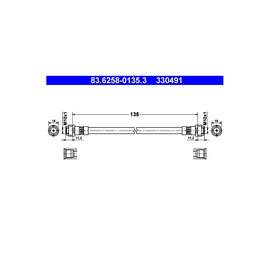 Brake Hose ATE 83625801353