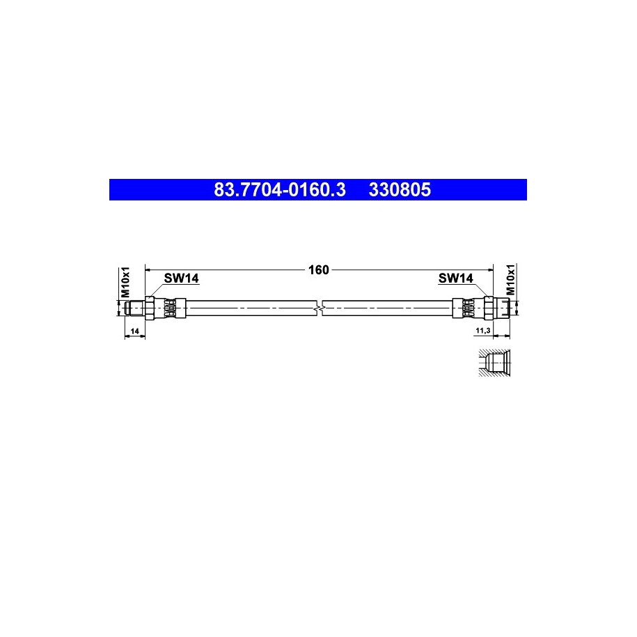 Brake Hose ATE 83770401603