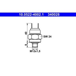 Brake Hydraulics Pressure Switch ATE 10052240021 for AUDI BMW