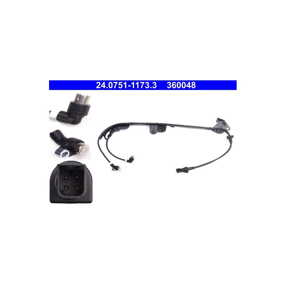Wheel Speed Sensor ATE 24075111733 for FORD MAZDA