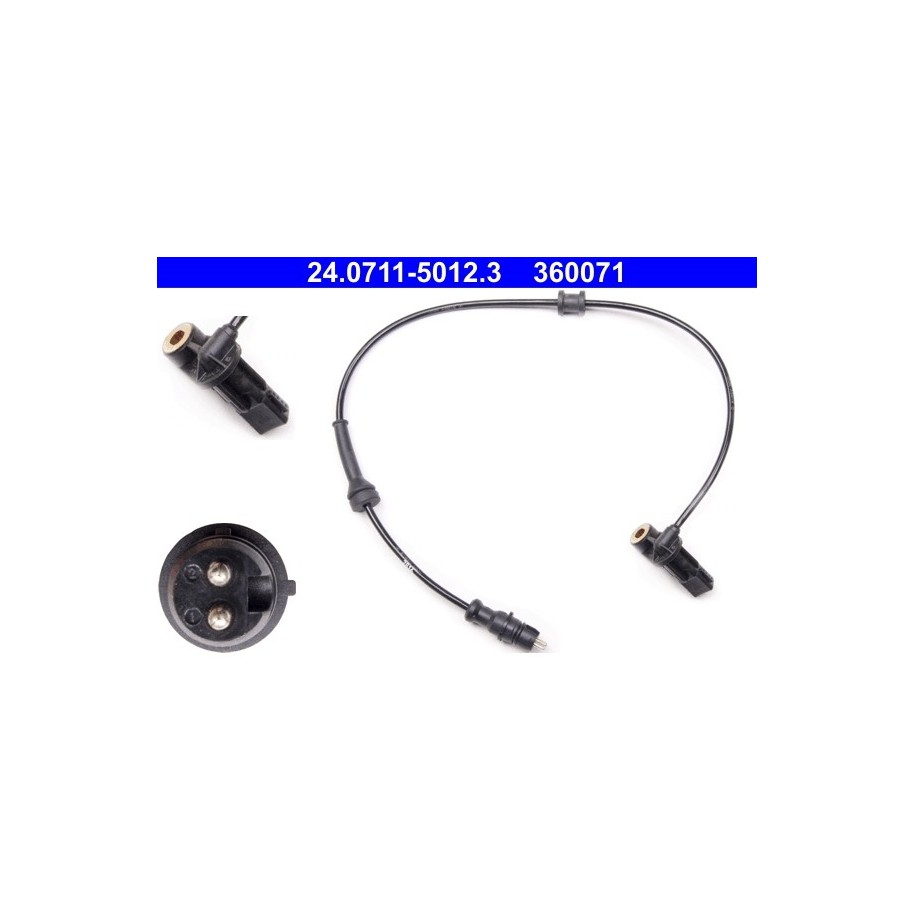 Wheel Speed Sensor ATE 24071150123 for RENAULT LAGUNA