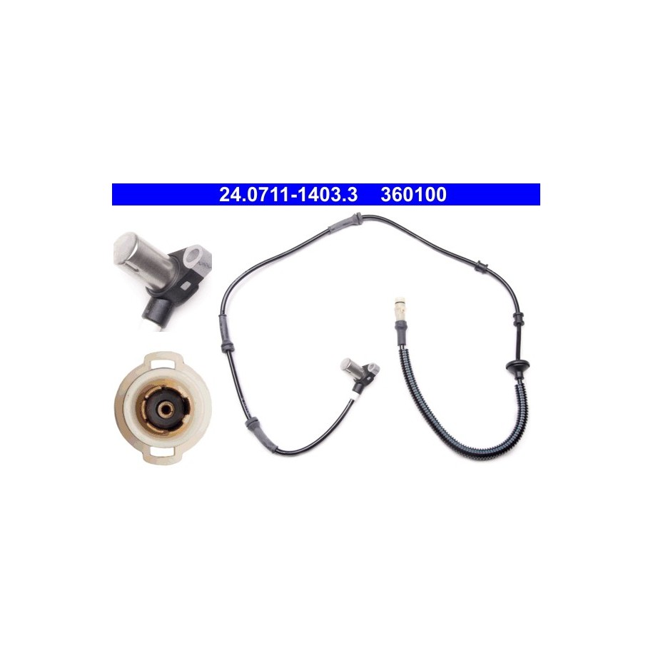 Wheel Speed Sensor ATE 24071114033 for RENAULT 21 OE 7700773916