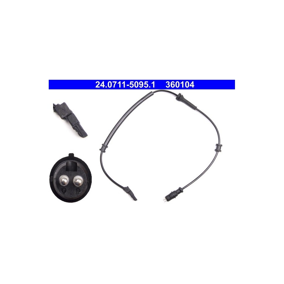 Wheel Speed Sensor ATE 24071150951 for RENAULT LAGUNA