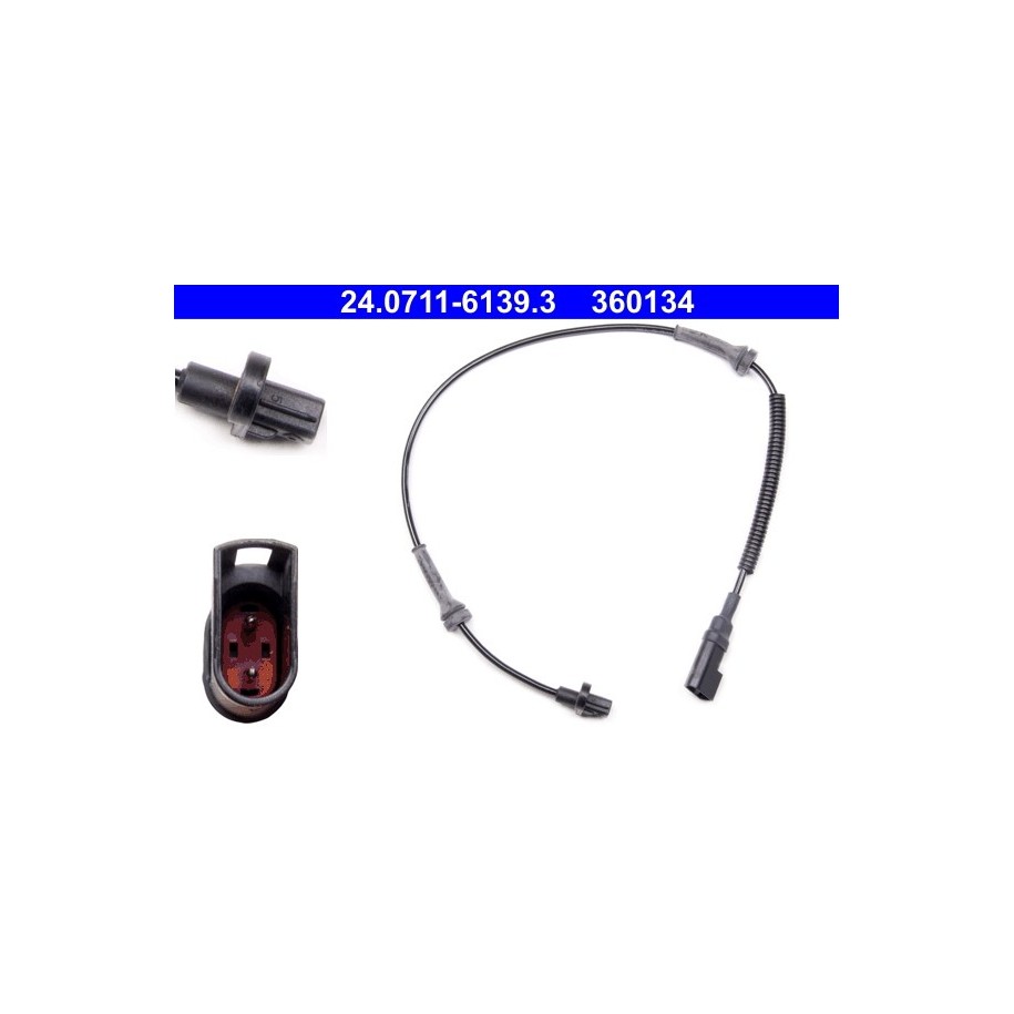 Wheel Speed Sensor ATE 24071161393 for FORD TOURNEO TRANSIT