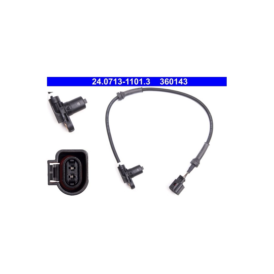 Wheel Speed Sensor ATE 24071311013 for FORD SEAT VW OE 1048603