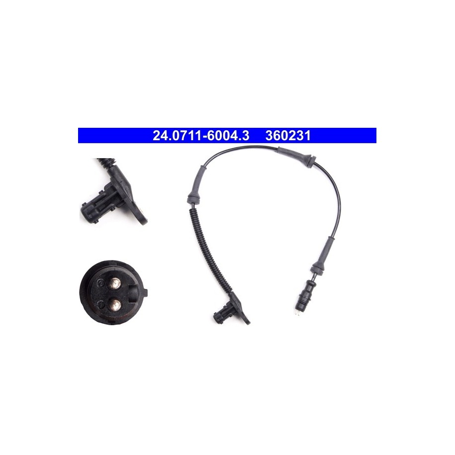 Wheel Speed Sensor ATE 24071160043 for RENAULT MASTER
