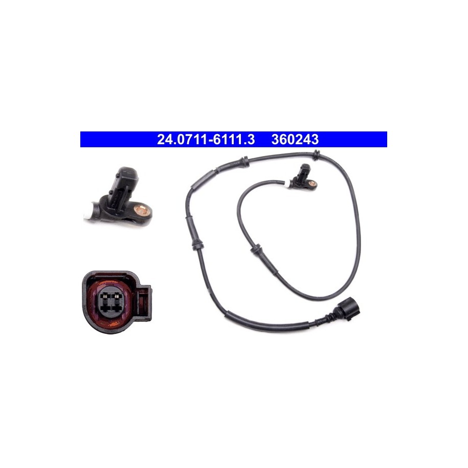 Wheel Speed Sensor ATE 24071161113 for FORD SEAT VW