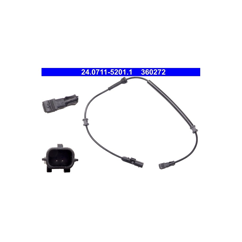 Wheel Speed Sensor ATE 24071152011 for RENAULT LAGUNA