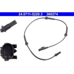 Wheel Speed Sensor ATE 24071152203 for ABARTH FIAT FORD