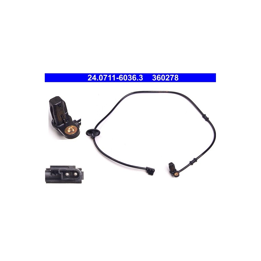 Wheel Speed Sensor ATE 24071160363 for MERCEDES CCLASS CLK