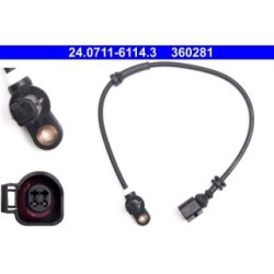 Wheel Speed Sensor ATE 24071161143 for FORD SEAT VW