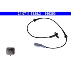 Wheel Speed Sensor ATE 24071153253 for CITROEN DS PEUGEOT