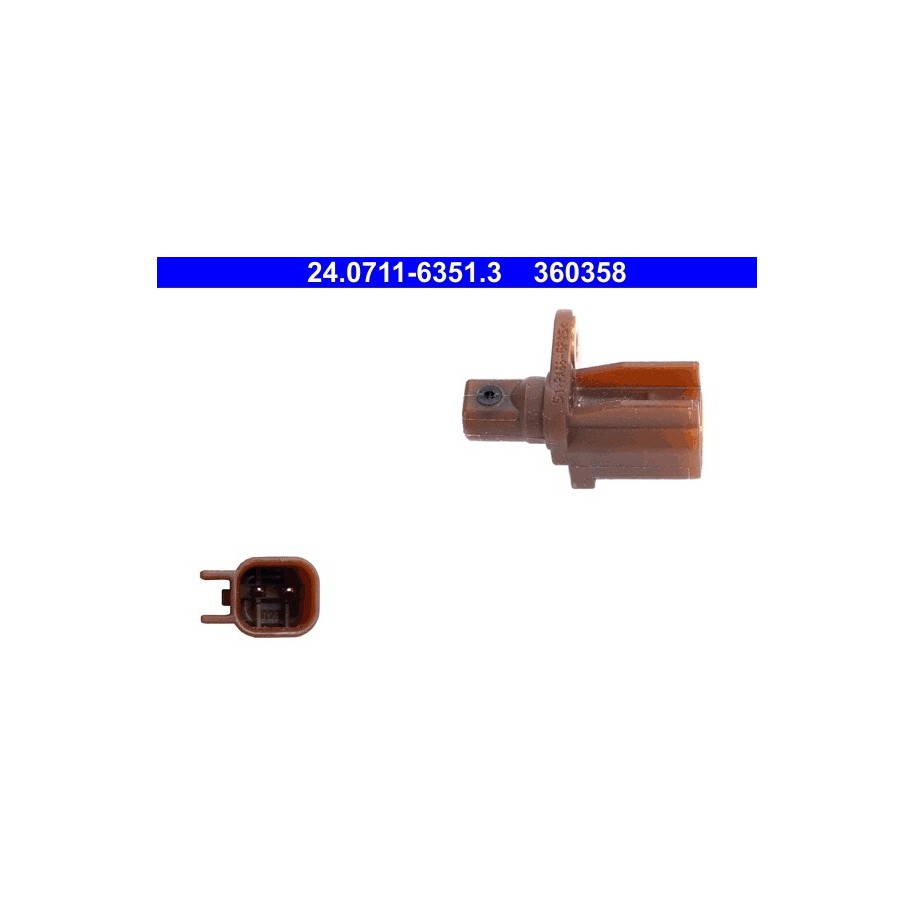 Wheel Speed Sensor ATE 24071163513 for FORD VOLVO OE 13042888