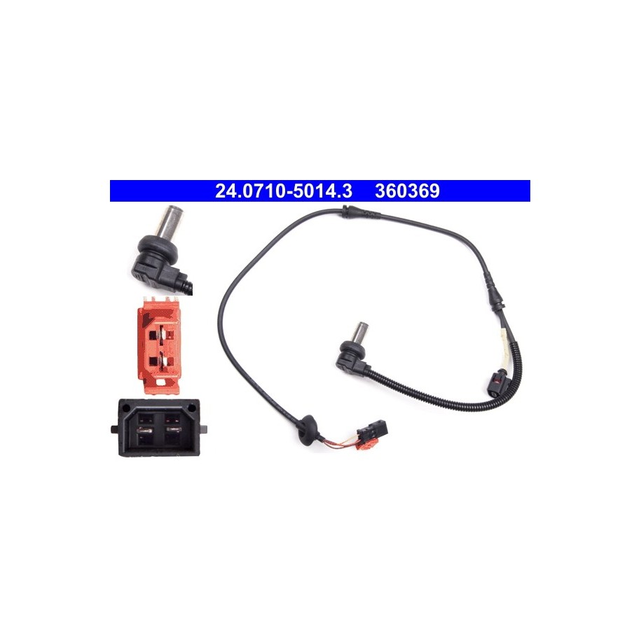 Wheel Speed Sensor ATE 24071050143 for AUDI SKODA VW