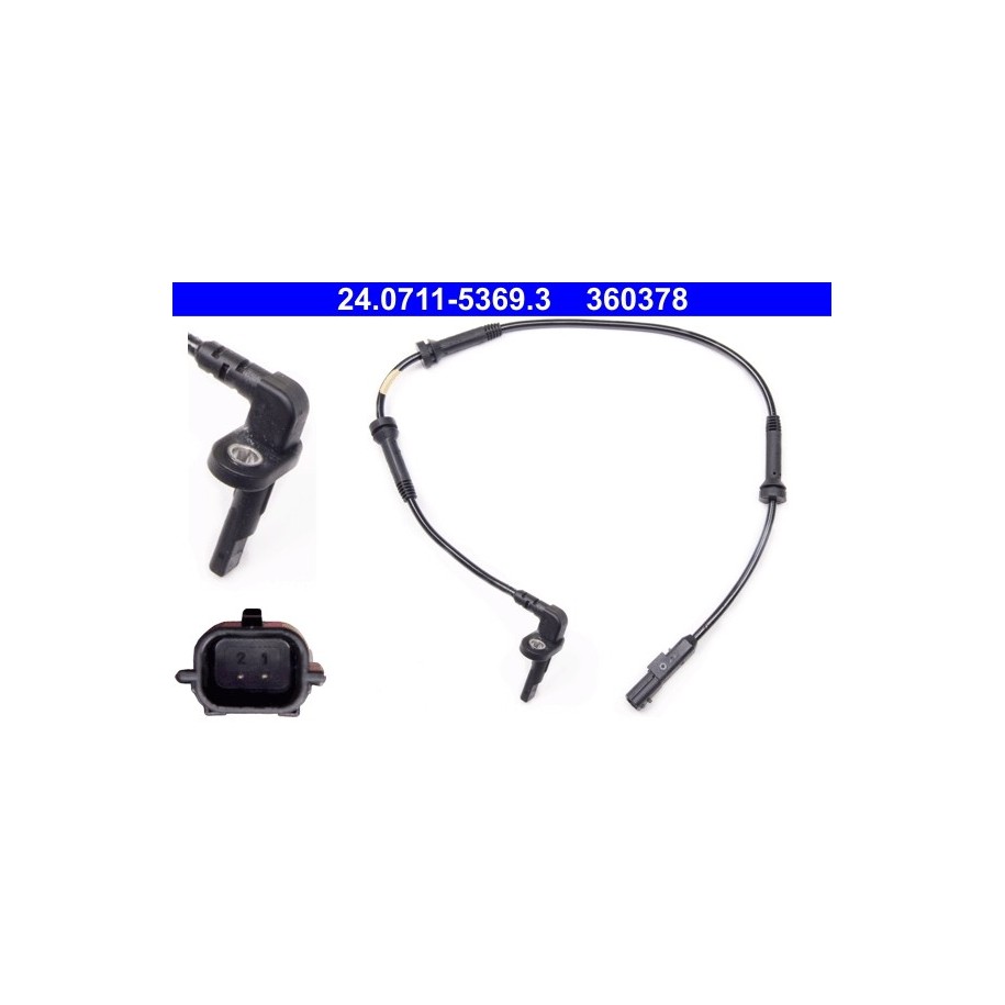 Wheel Speed Sensor ATE 24071153693 for DACIA RENAULT