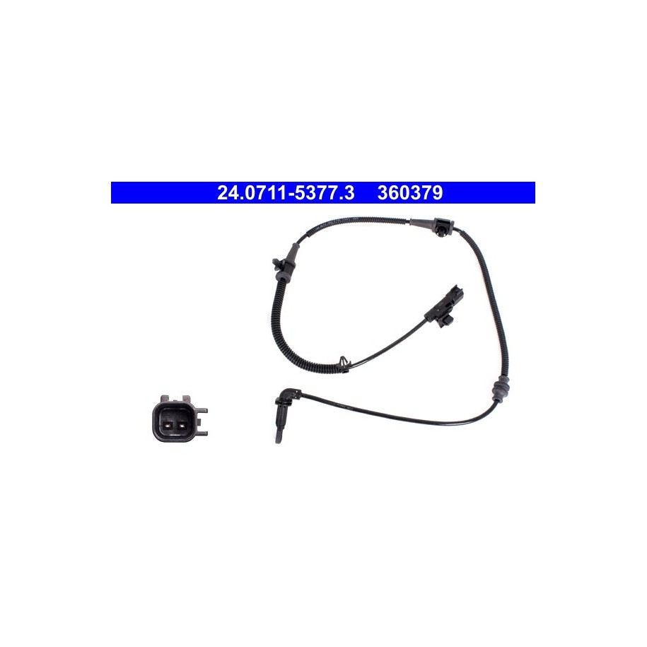 Wheel Speed Sensor ATE 24071153773 for VAUXHALL ASTRA CASCADA