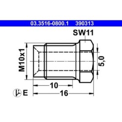 Union Bolt ATE 03351608001