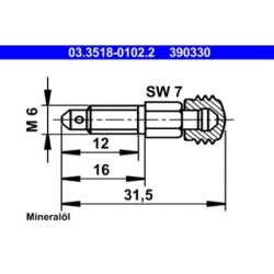 Breather Screw valve ATE 03351801022