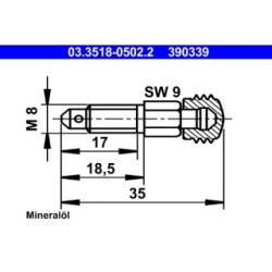 Breather Screw valve ATE 03351805022