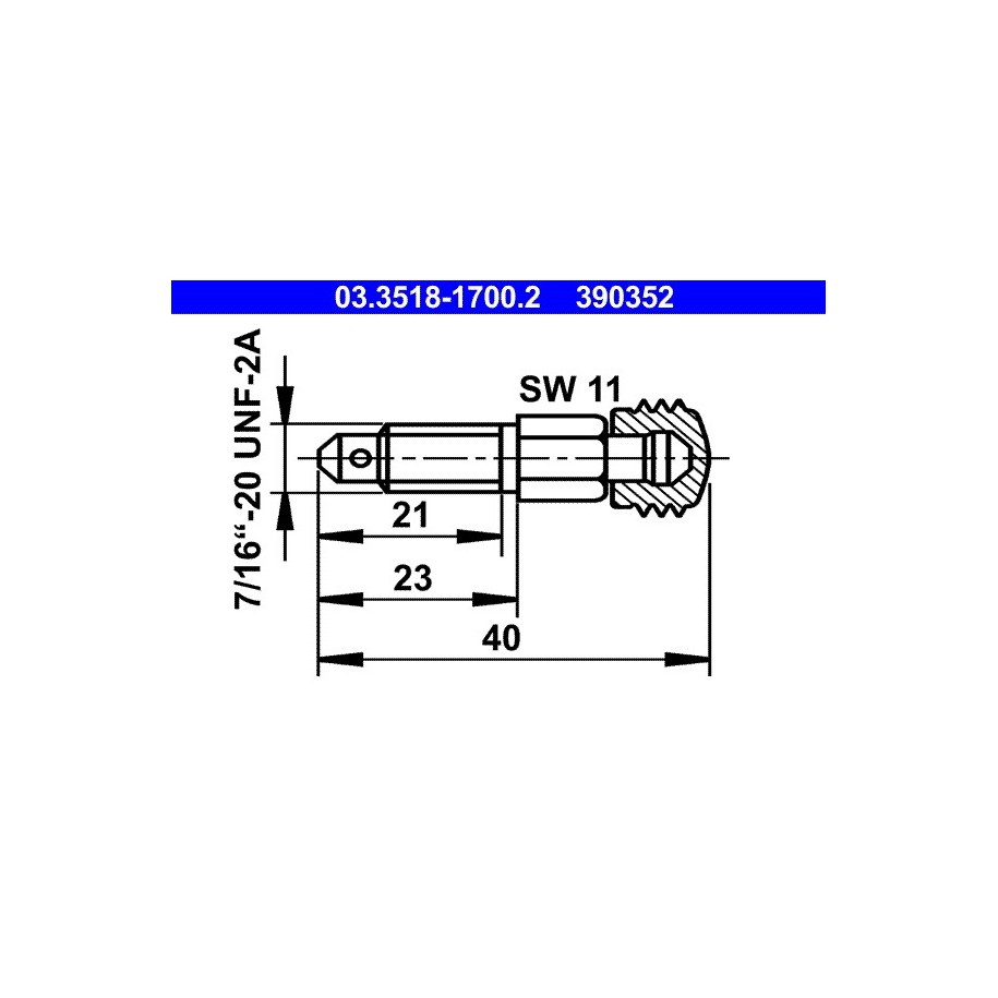 Breather Screw valve ATE 03351817002