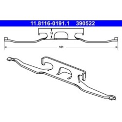 Brake Caliper Spring ATE 11811601911 for MERCEDES VW OE 0004215891