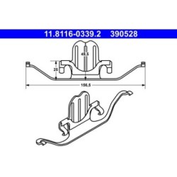 Brake Caliper Spring ATE 11811603392