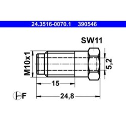 Union Bolt ATE 24351600701