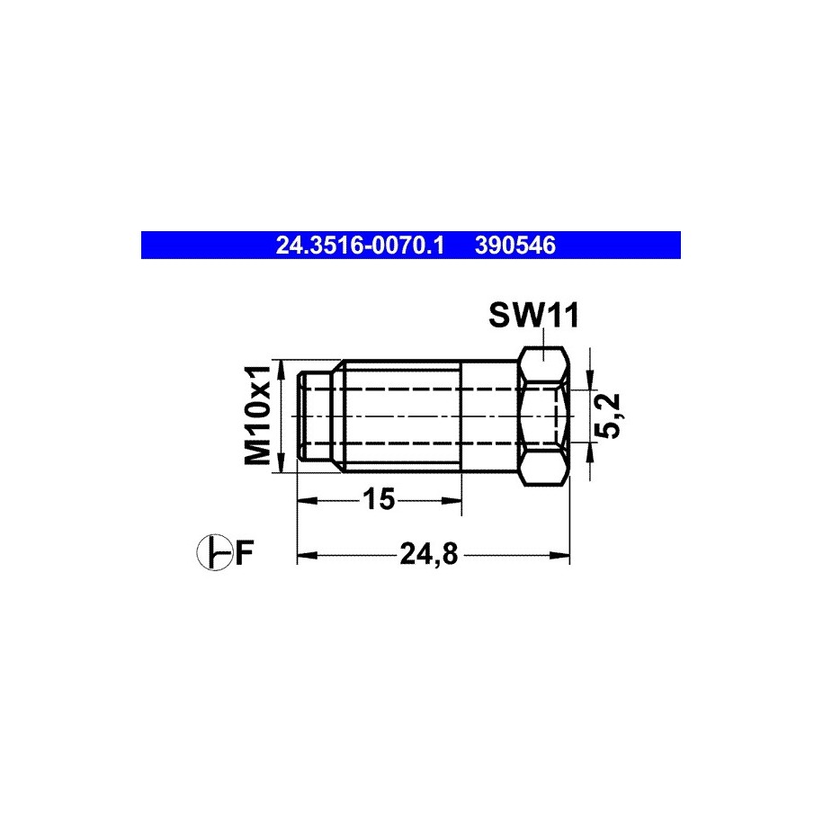 Union Bolt ATE 24351600701