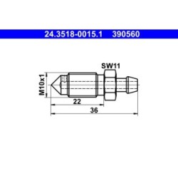 Breather Screw valve ATE 24351800151