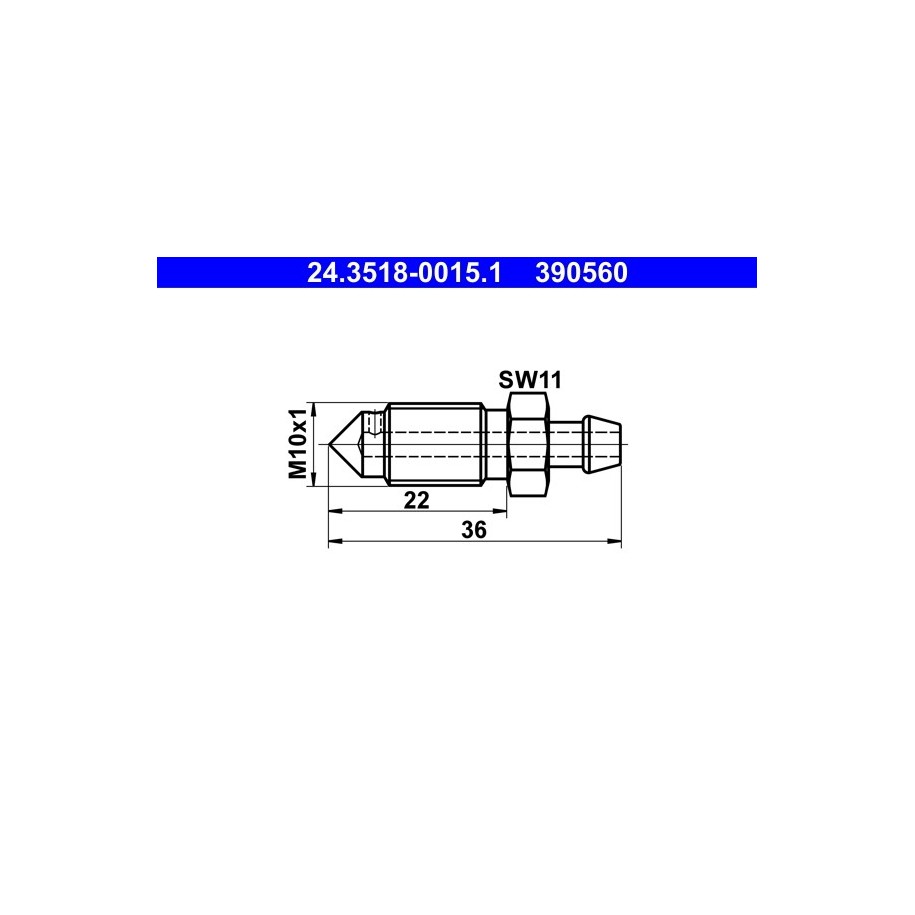 Breather Screw valve ATE 24351800151