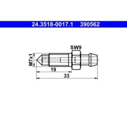 Breather Screw valve ATE 24351800171
