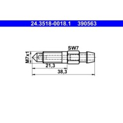 Breather Screw valve ATE 24351800181