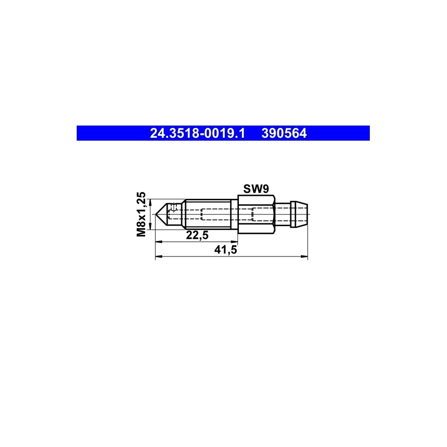Breather Screw valve ATE 24351800191