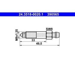 Breather Screw valve ATE 24351800201