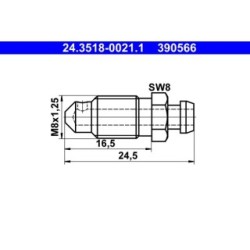 Breather Screw valve ATE 24351800211