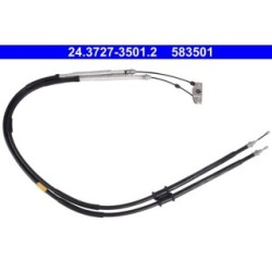 Brake Cable ATE 24372735012 for VAUXHALL CORSA CORSAVAN