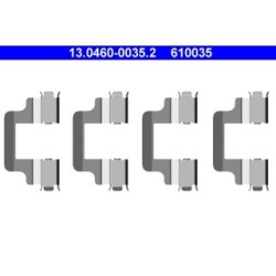 Brake Pad Accessory Kit ATE 13046000352 for AUDI VW OE 8P0615231