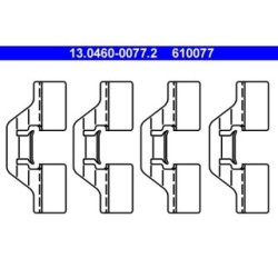 Brake Pad Accessory Kit ATE 13046000772 for RENAULT