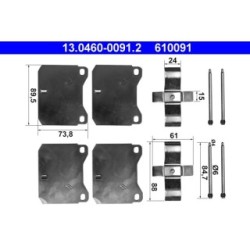 Brake Pad Accessory Kit ATE 13046000912 for VW LT